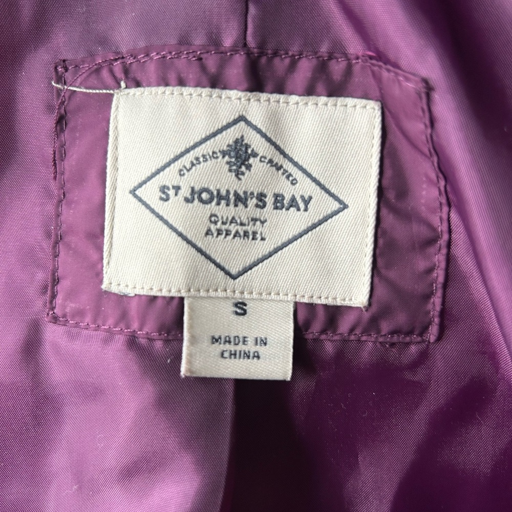 St. John's Bay Women's Plum Puffer Jacket - Picture 6 of 13
